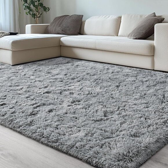 New Fluffy Area Rug – Ultra Soft 4x6 Shag Carpet for Living Room & Bedroom